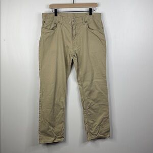 Polo Ralph Lauren 650 Straight Leg Brown Khaki Pants Jeans Men’s Size 34x30
